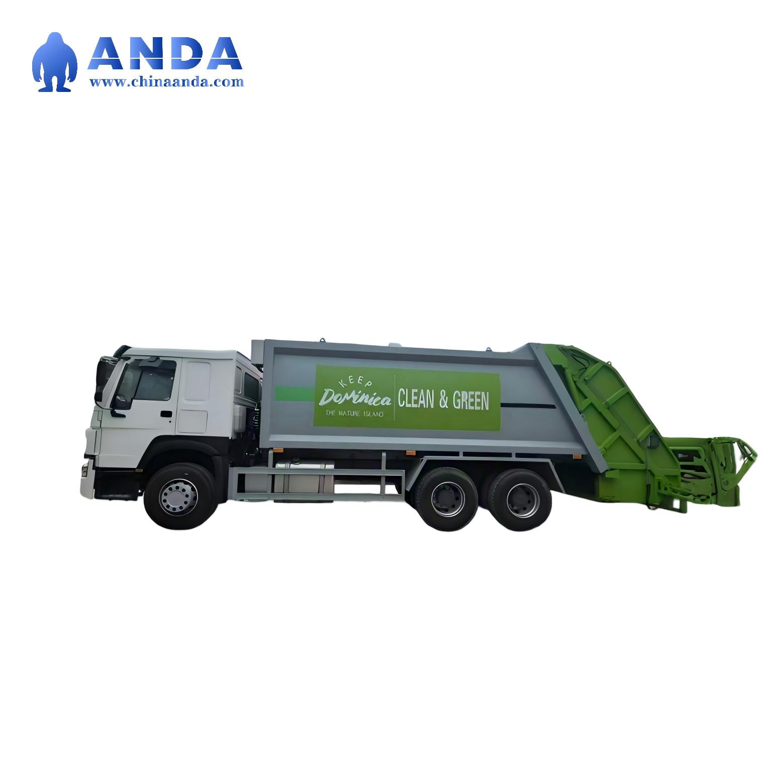 HOWO 6x4 20-cubic-meter Garbage Truck