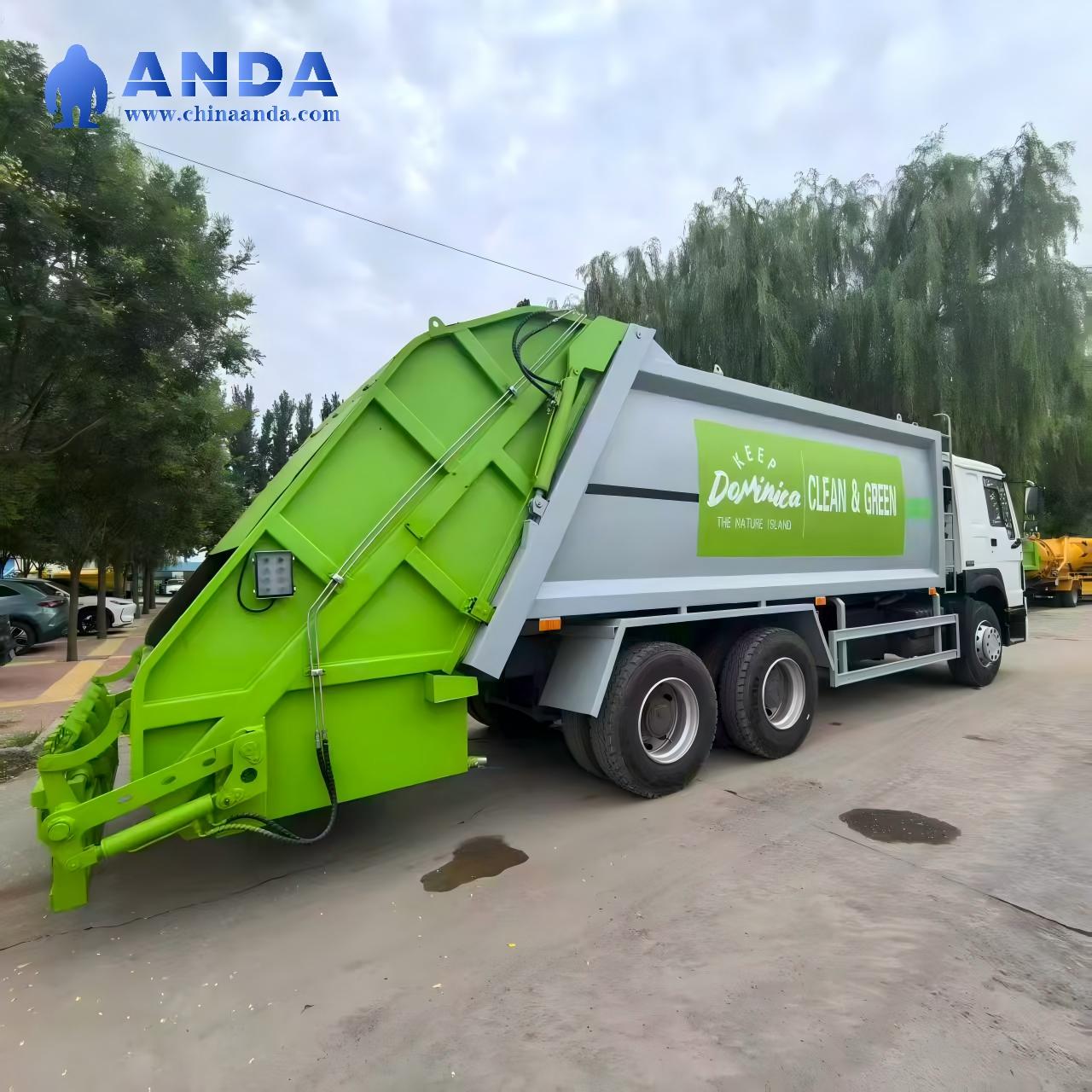 HOWO 6x4 20-cubic-meter Garbage Truck